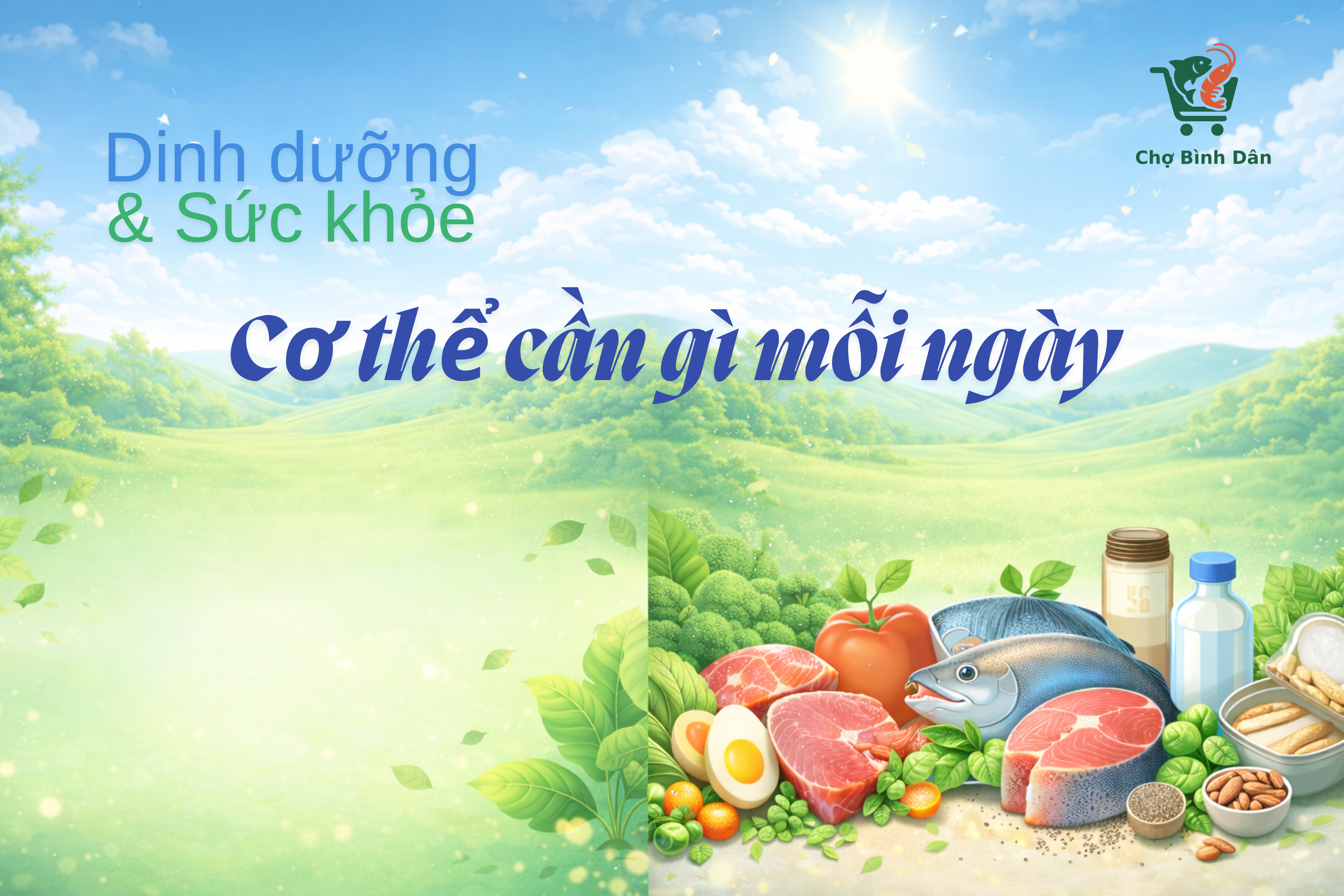 Cơ thể cần gì mỗi ngày ?