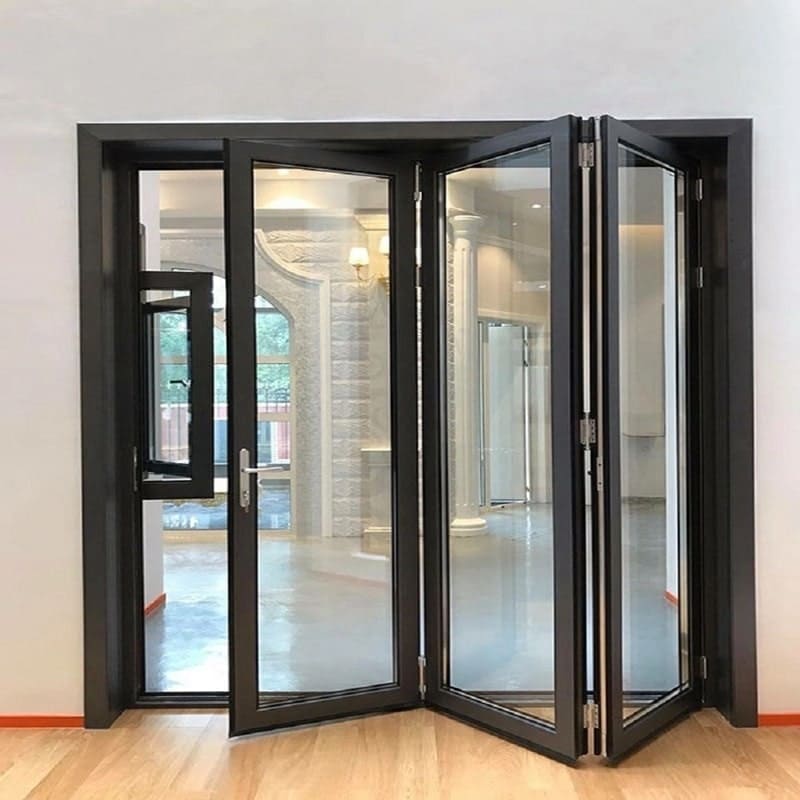 Cửa đi xếp trượt hệ MX63