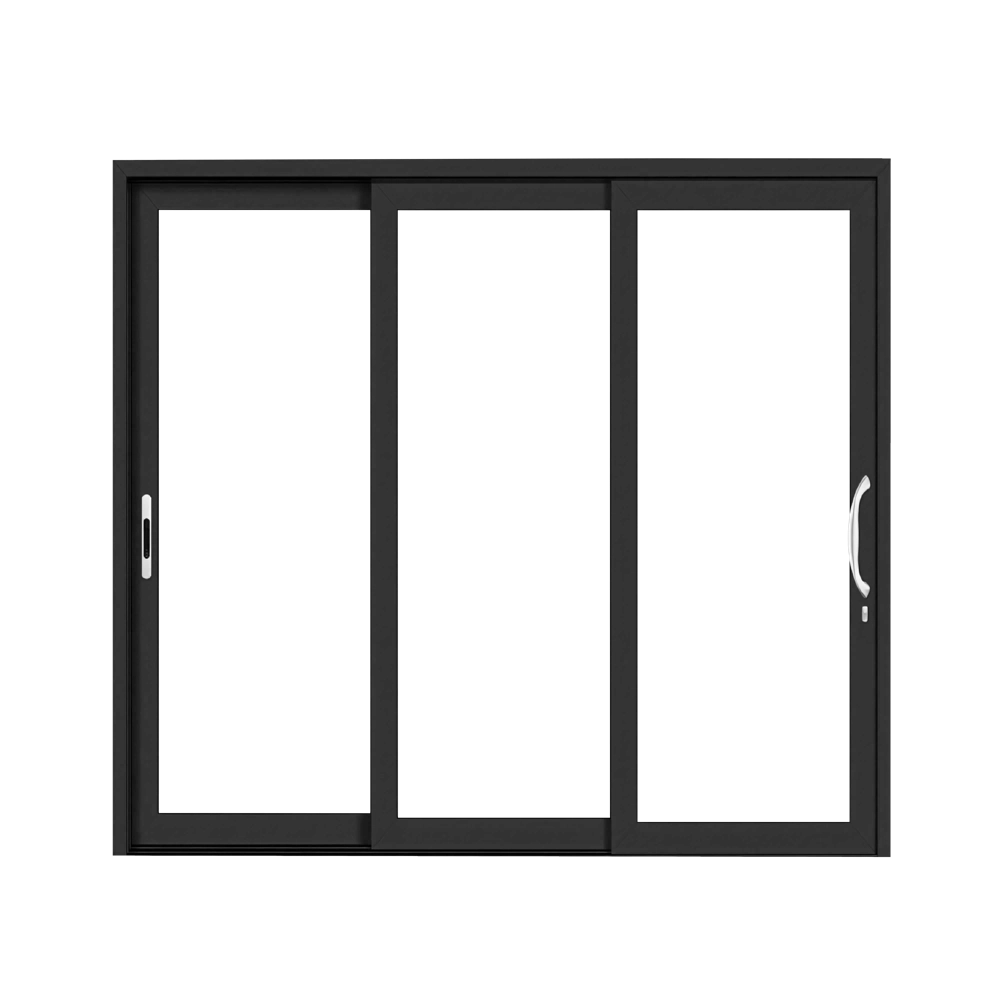 Cửa đi mở trượt hệ Maxal 180 không cầu cách nhiệt ( 3 ray)