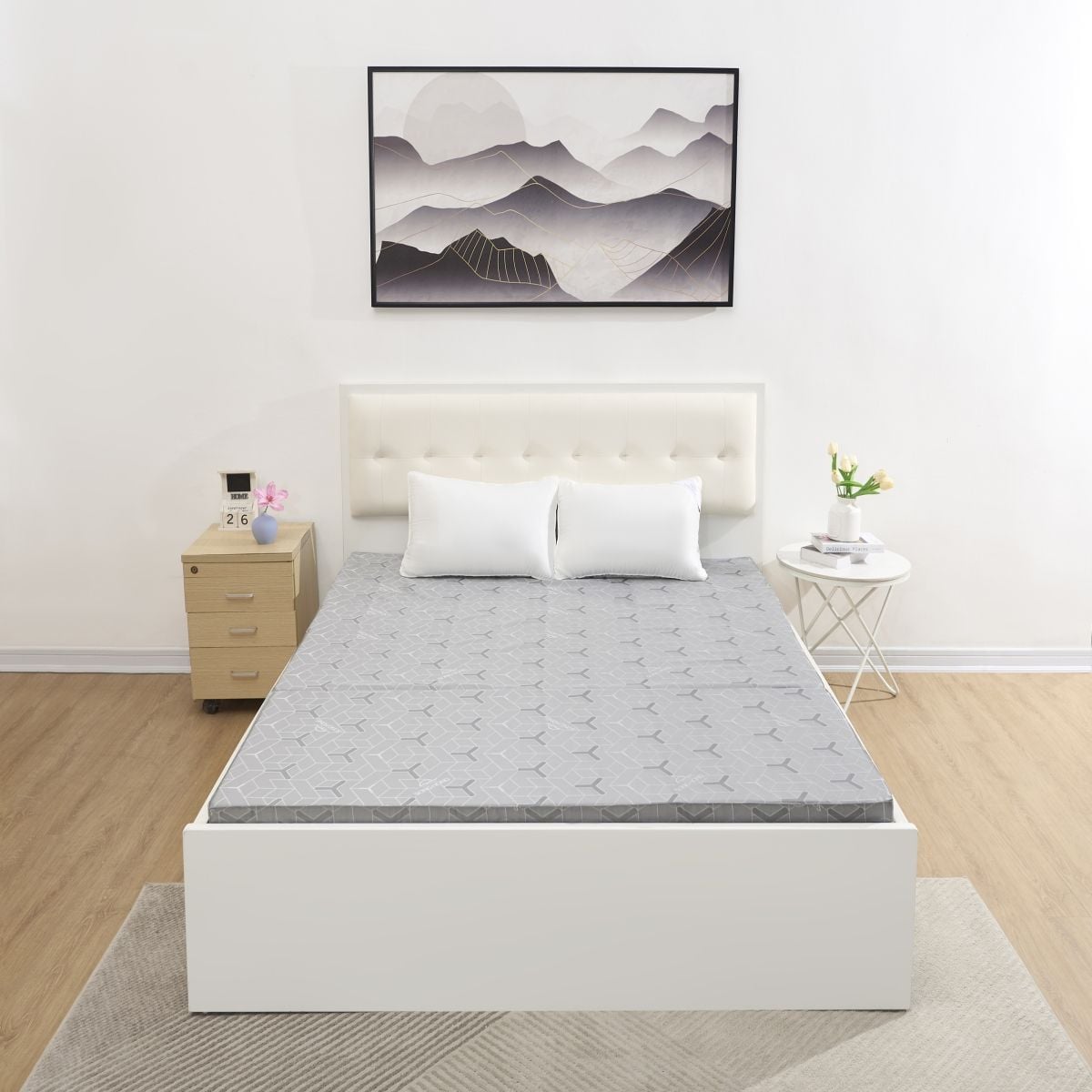 Đệm bông tinh khiết SH_DG24 102