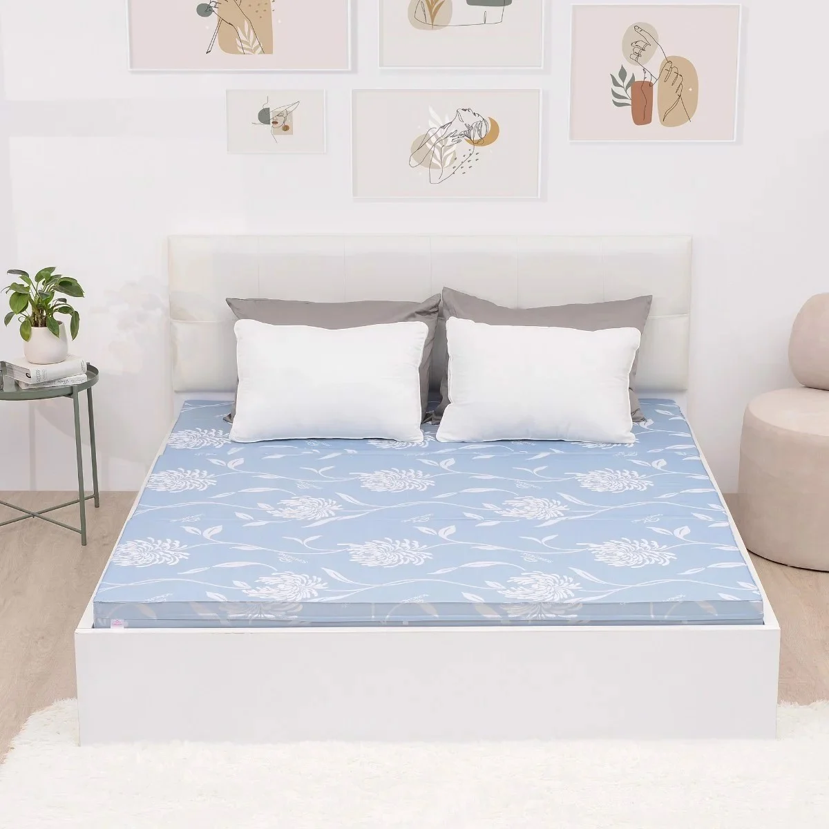 Đệm bông tinh khiết SH_DG21 008