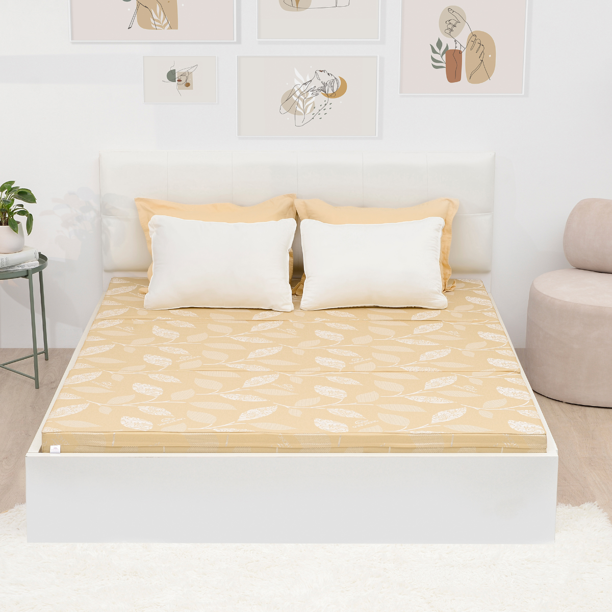 Đệm bông tinh khiết SH_DG21 007