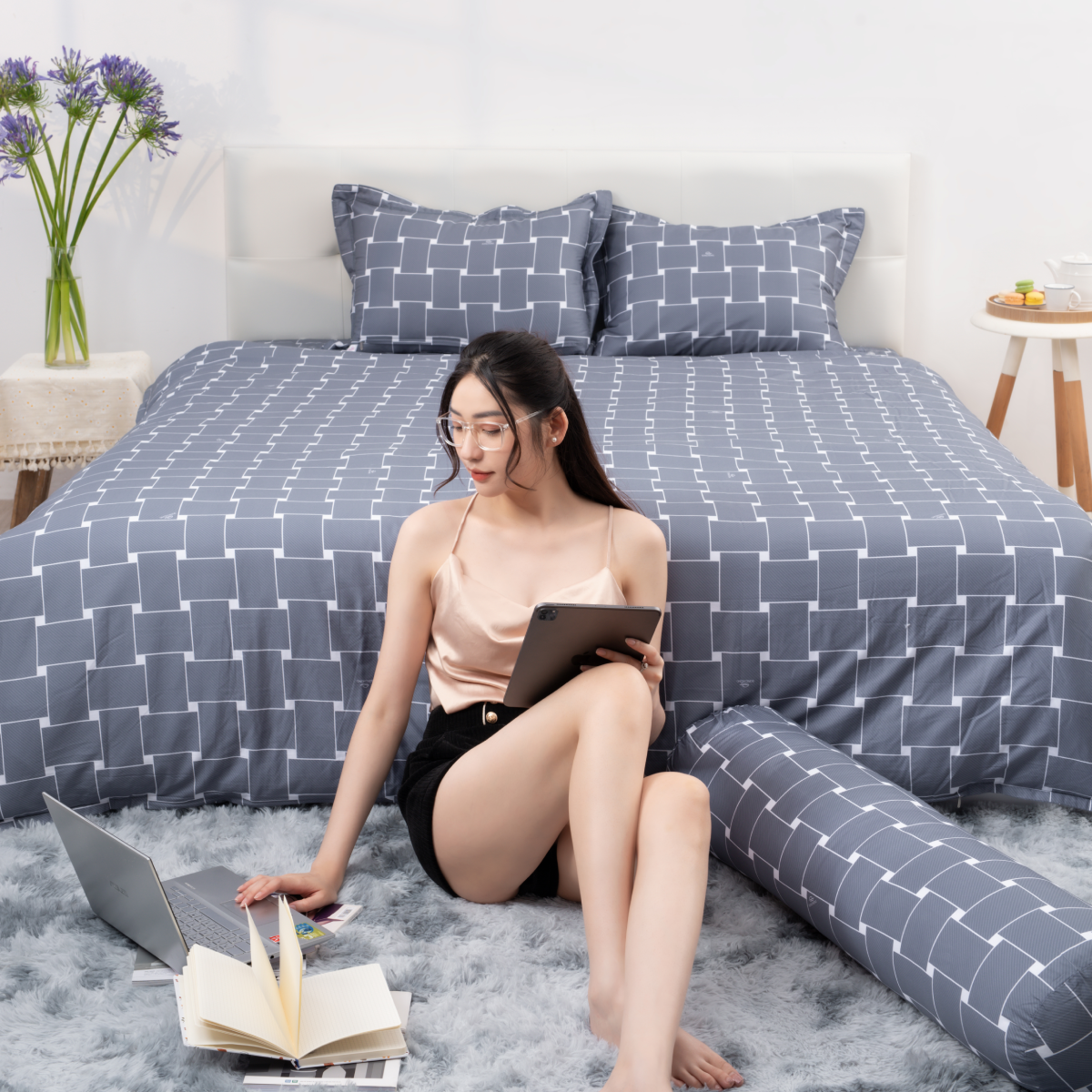 Chăn ga gối cotton SH_BC22 051 - Ảnh 4