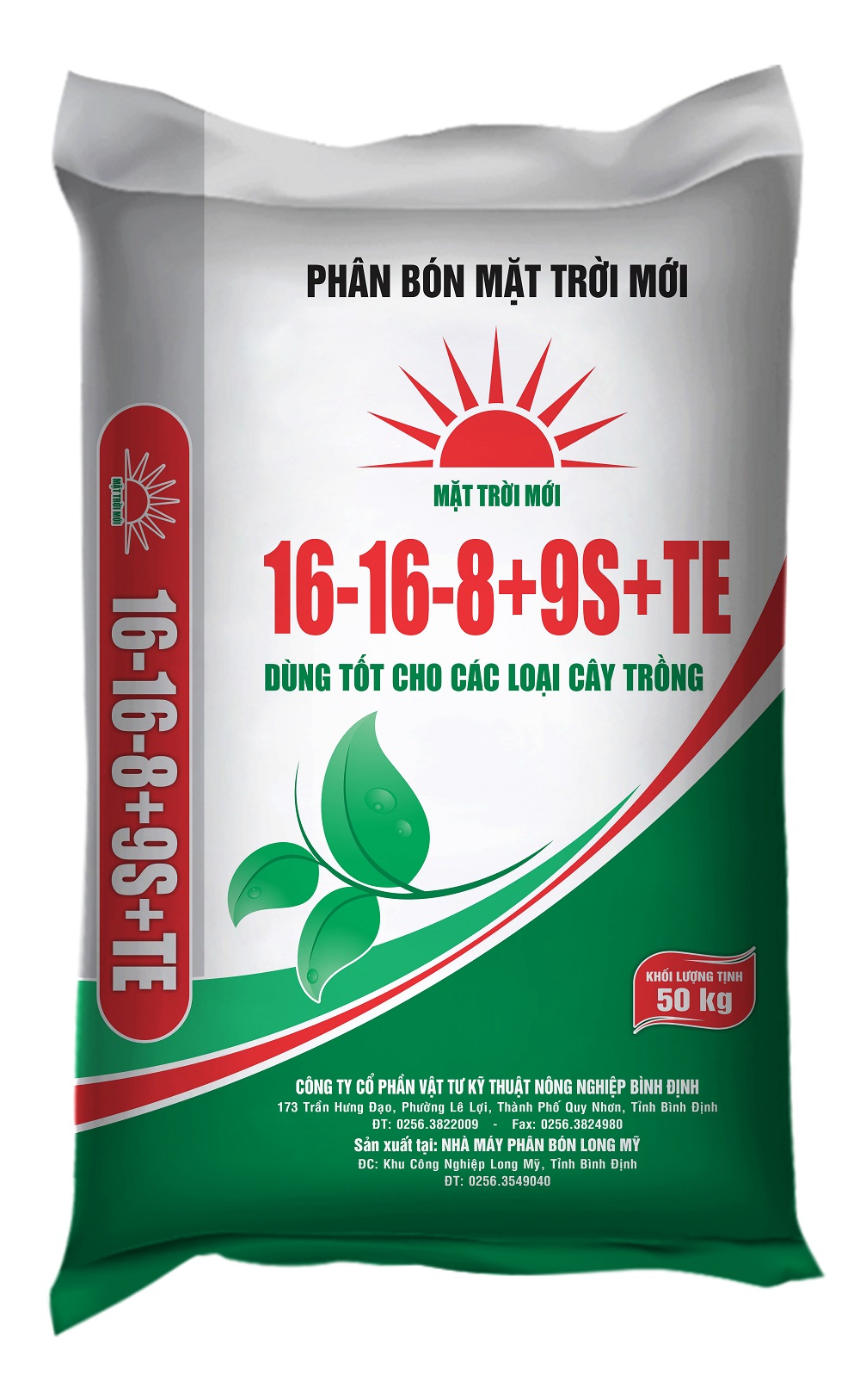 16-16-8+9S+TE (Dùng Cho Các Loại Cây Trồng) (3D)