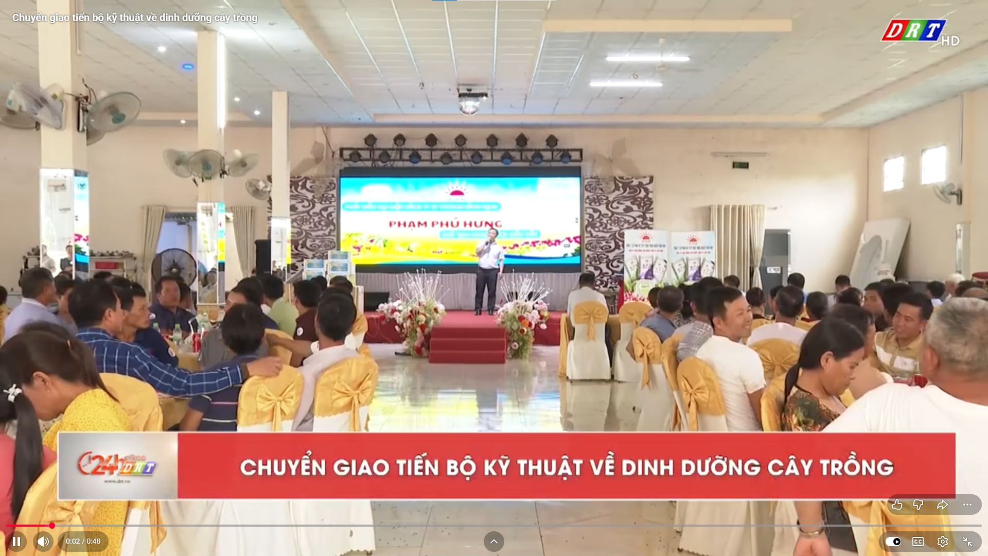 Chuyển giao tiến bộ kỹ thuật về dinh dưỡng cây trồng