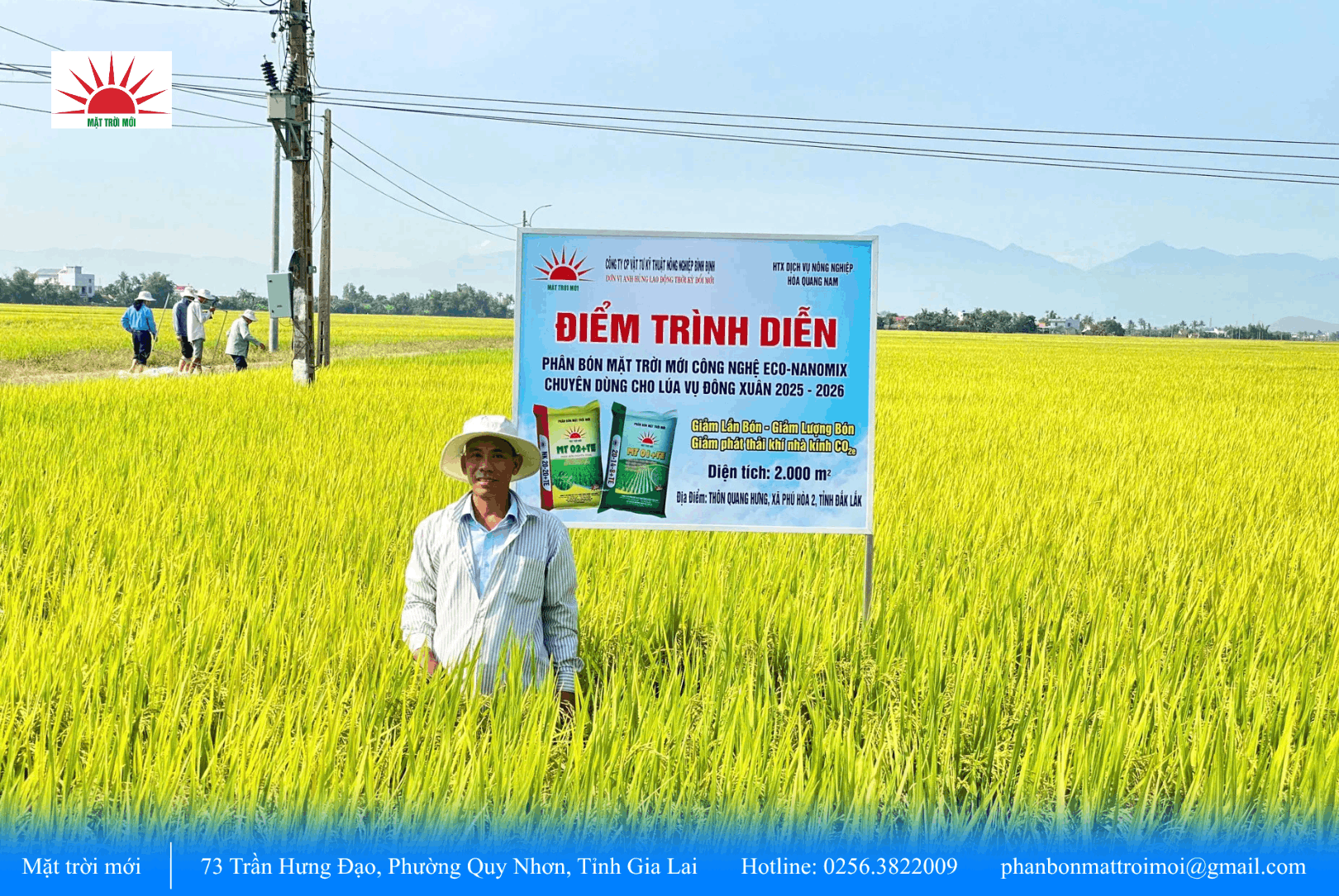 Dùng phân bón thế hệ mới, nông dân Đắk Lắk thu hơn 80 tạ lúa/ha