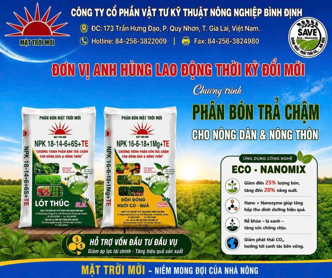 Phân bón Mặt Trời Mới đồng hành cùng Hội Nông dân TP. Đà Nẵng triển khai chương trình phân bón trả chậm