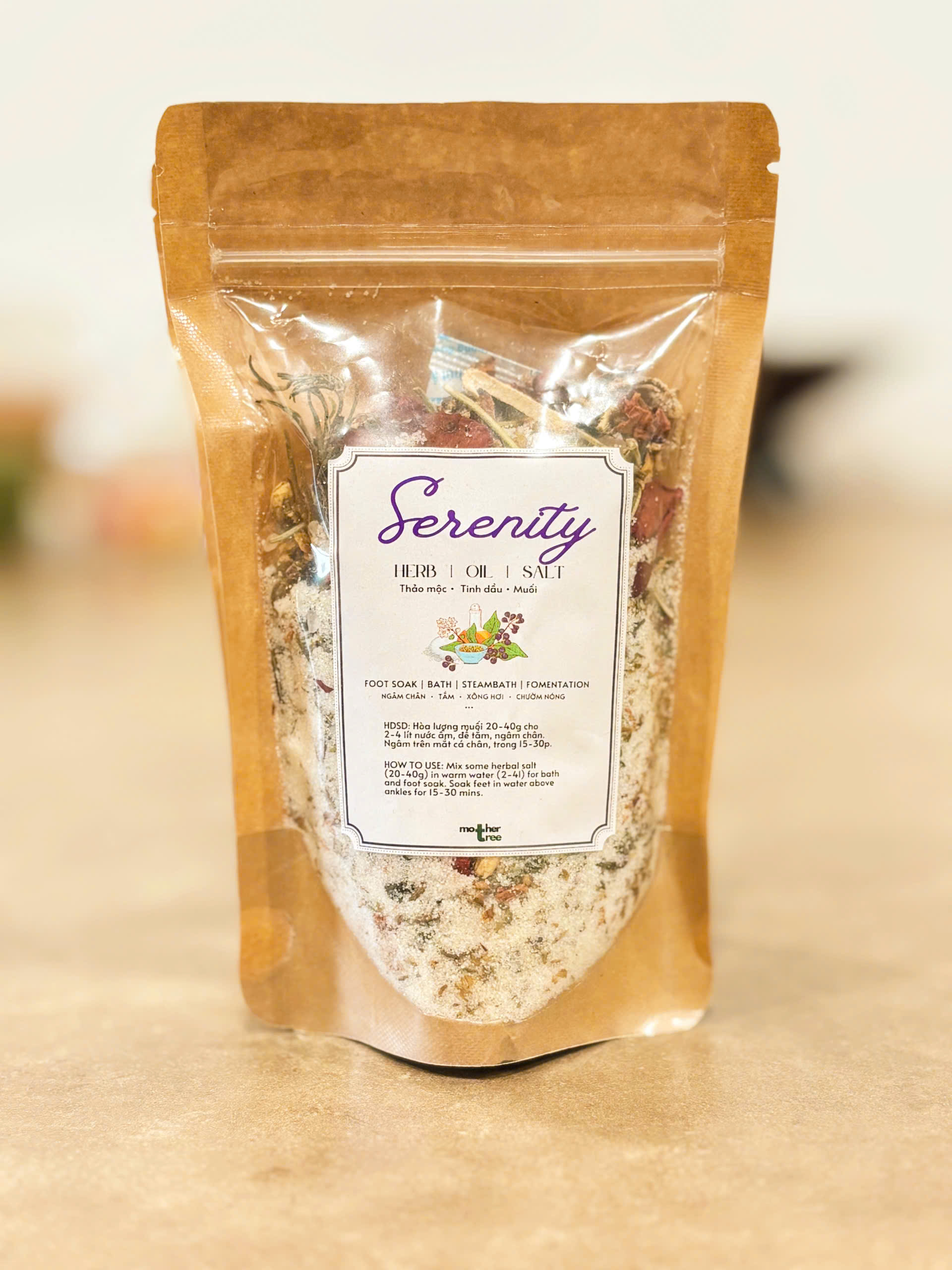 Muối Thảo Mộc Tinh Dầu Serenity - Serenity Oil Herbal Salt