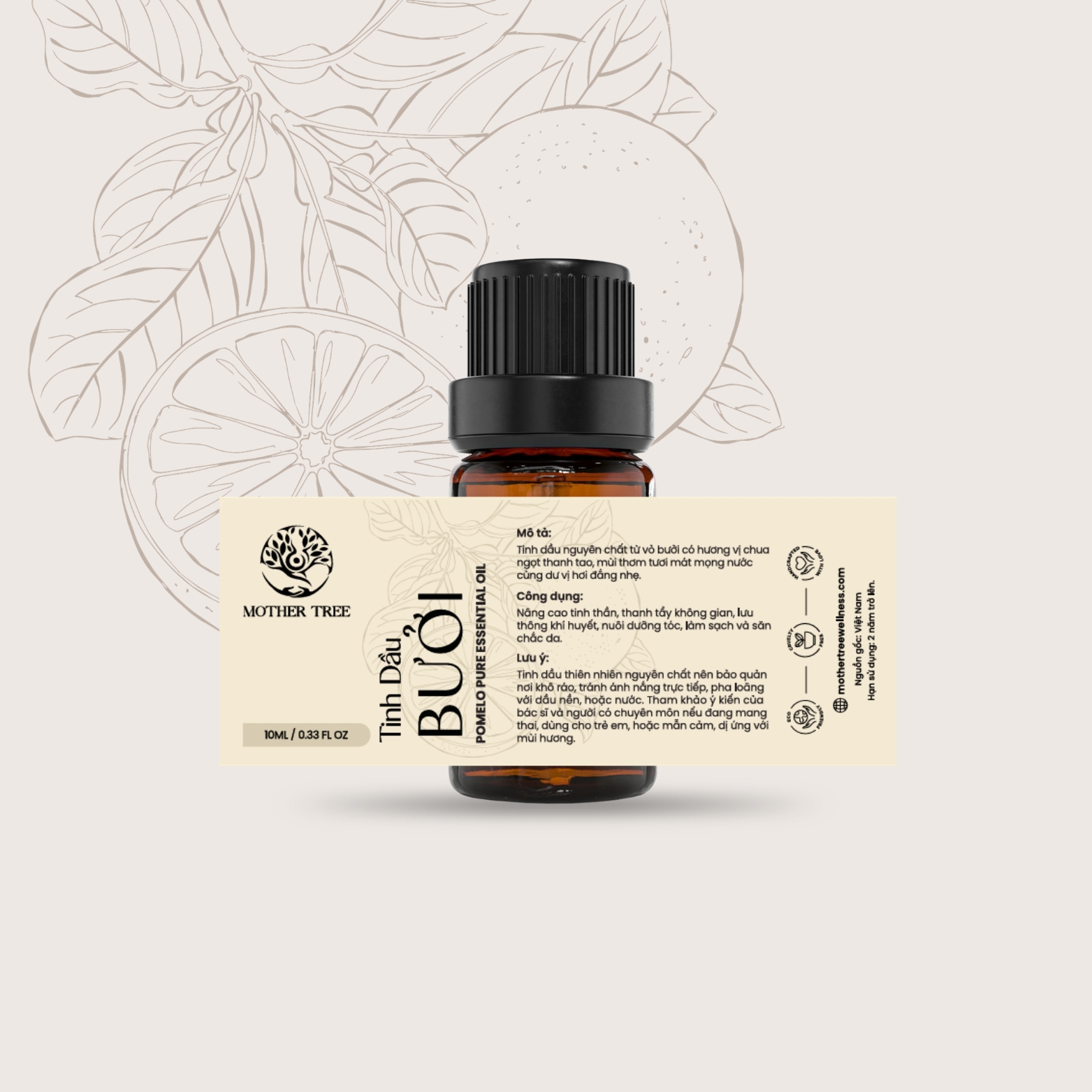 Tinh Dầu Bưởi - Pomelo Pure Essential Oil