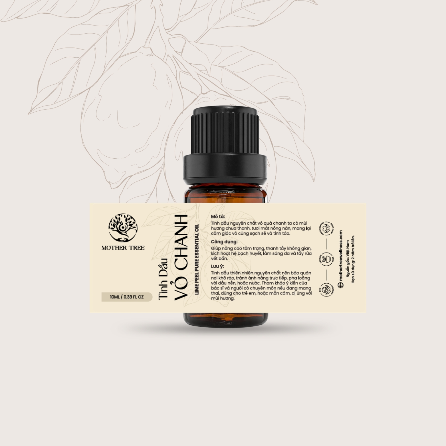 Tinh Dầu Vỏ Chanh - Lime Peel Pure Essential Oil