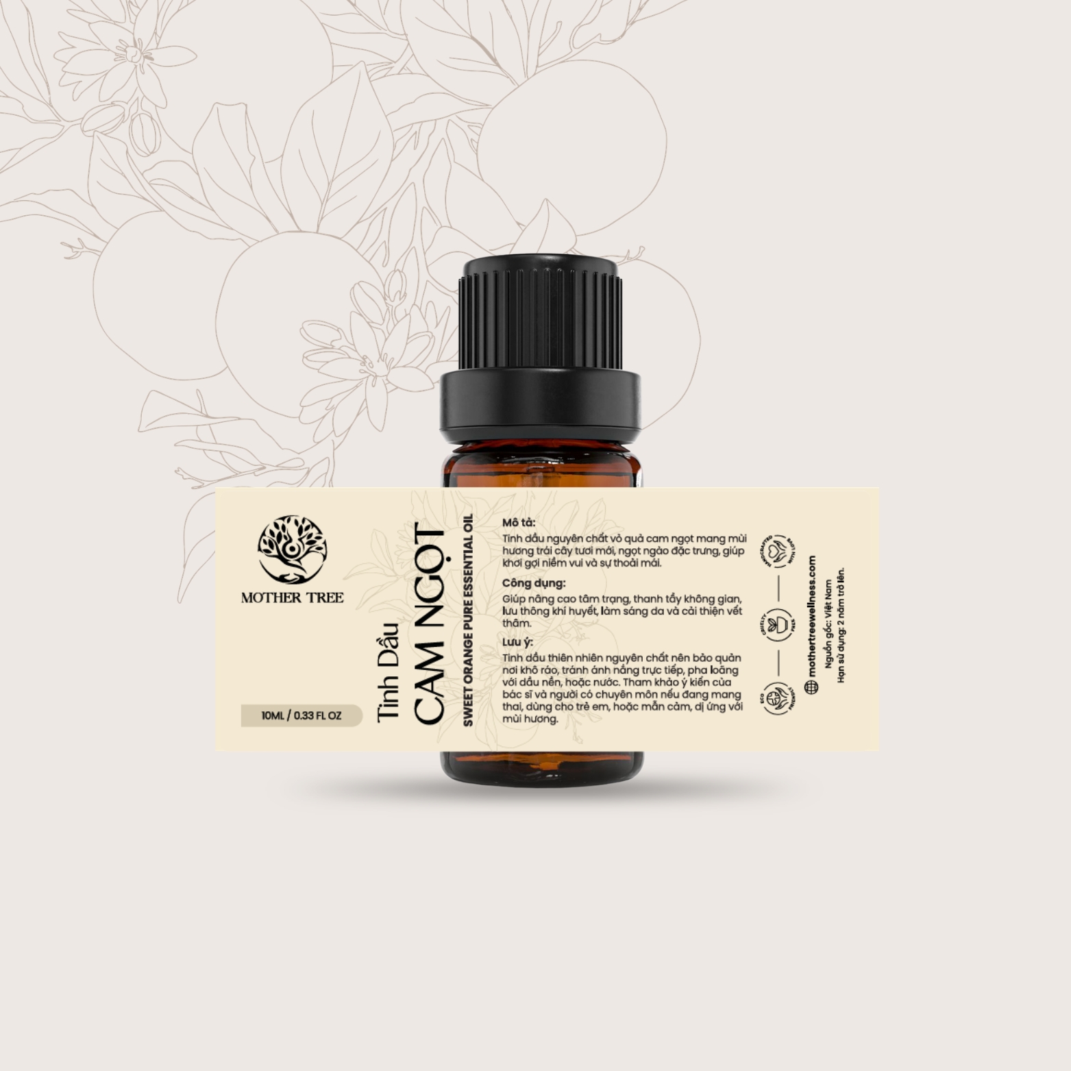 Tinh Dầu Cam Ngọt - Sweet Orange Pure Essential Oil