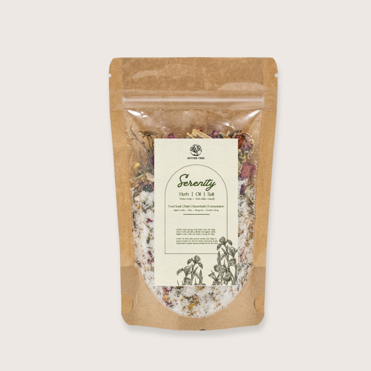 Muối Thảo Mộc Tinh Dầu Serenity - Serenity Oil Herbal Salt