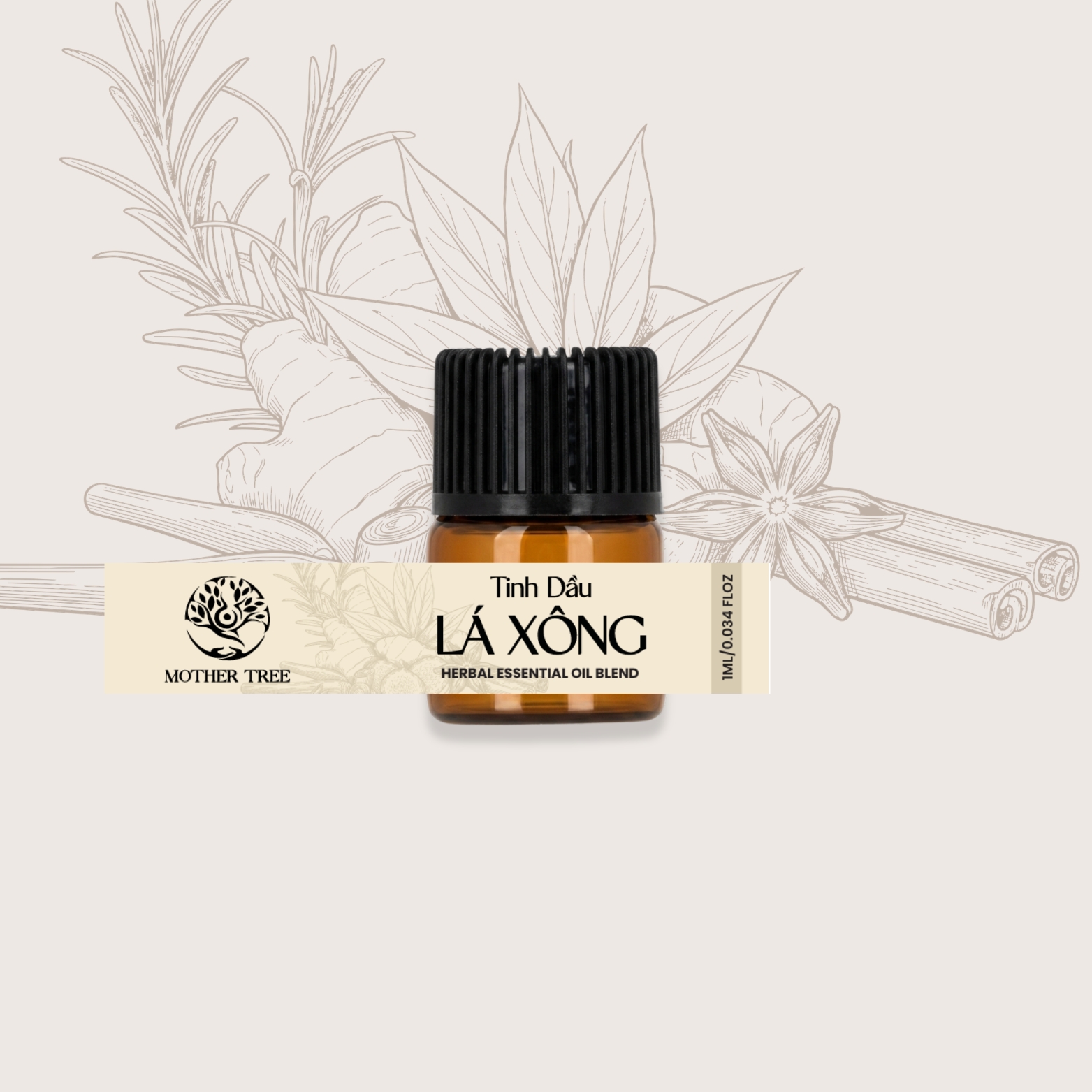 Tinh Dầu Lá Xông - Herbal Essential Oil Blend - Ảnh 3