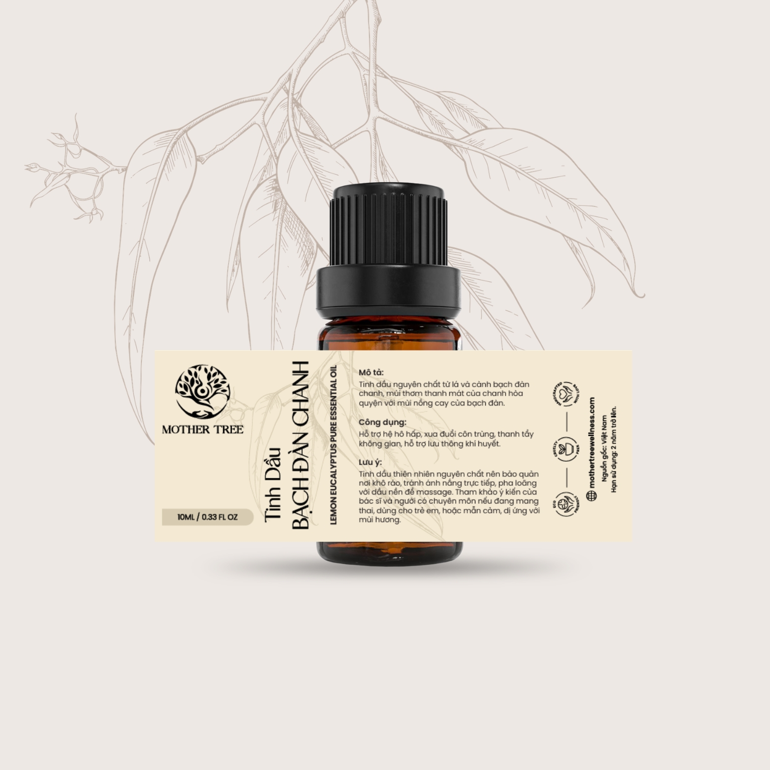 Tinh Dầu Bạch Đàn Chanh - Lemon Eucalyptus Pure Essential Oil
