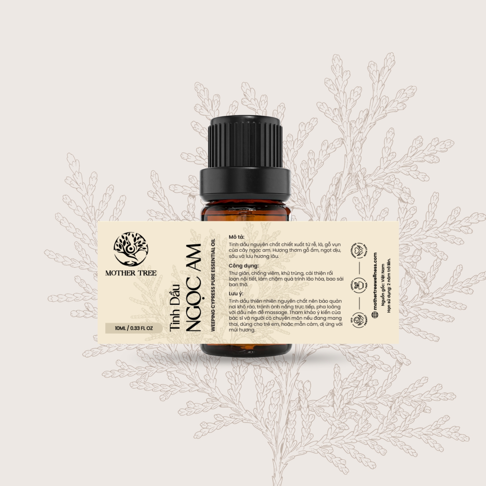 Tinh Dầu Ngọc Am - Weeping Cypress Pure Essential Oil