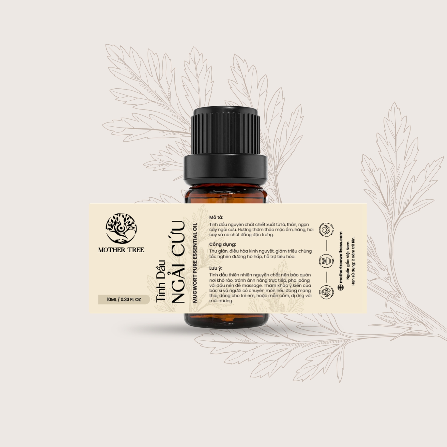 Tinh Dầu Ngải Cứu - Mugwort Pure Essential Oil