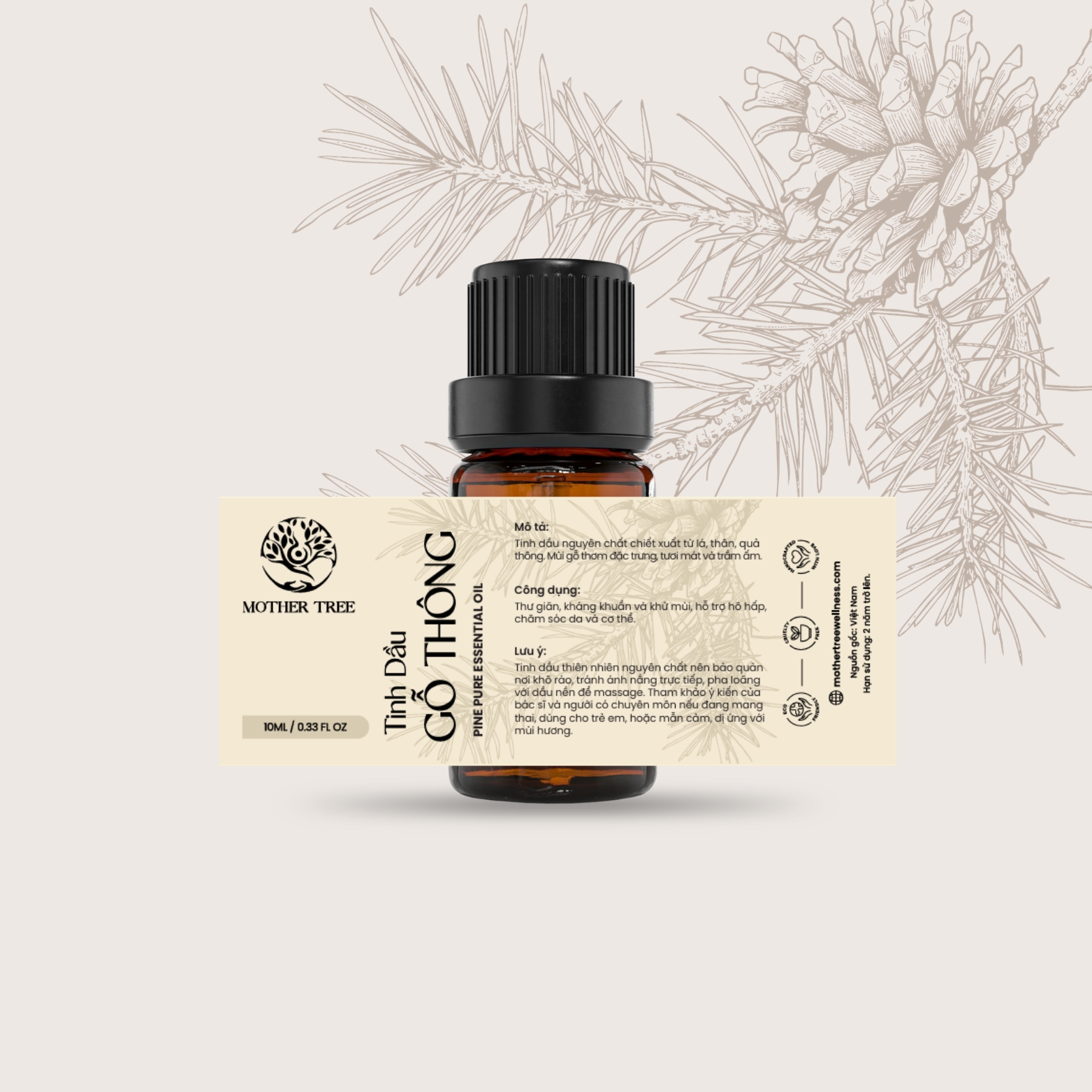 Tinh Dầu Gỗ Thông - Pine Pure Essential Oil