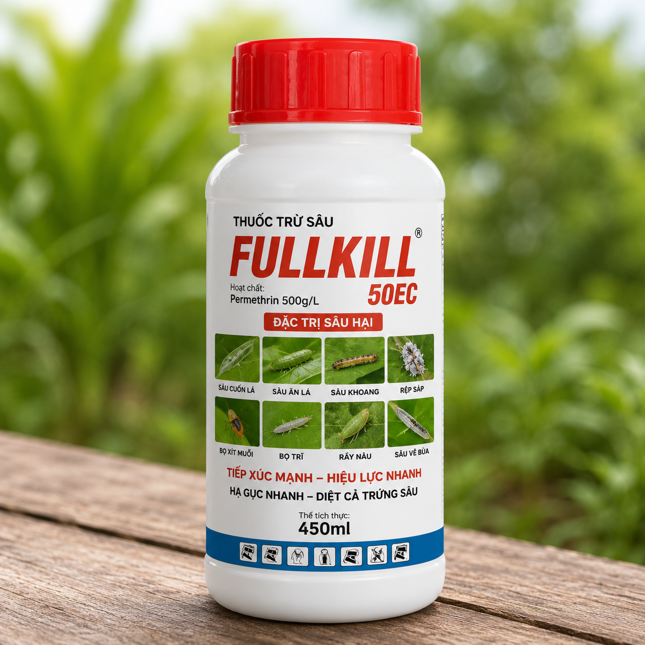 Thuốc Trừ Sâu FULLKILL 50EC – Giải Pháp Diệt Sâu Nhanh, Phổ Tác Động Rộng Cho Nhiều Loại Cây Trồng