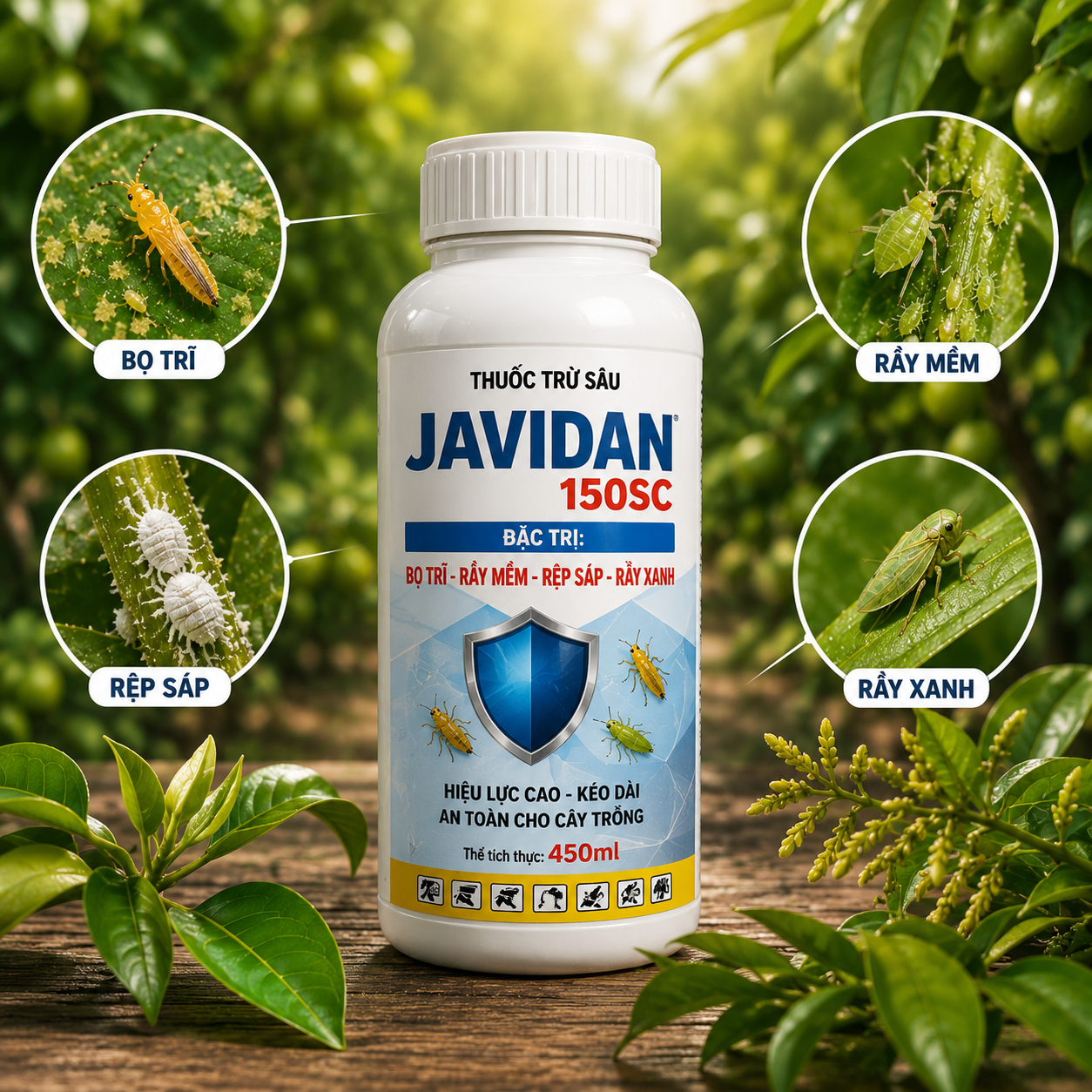 Thuốc trừ sâu JAVIDAN 150SC – Giải pháp hỗ trợ kiểm soát côn trùng chích hút trên cây trồng
