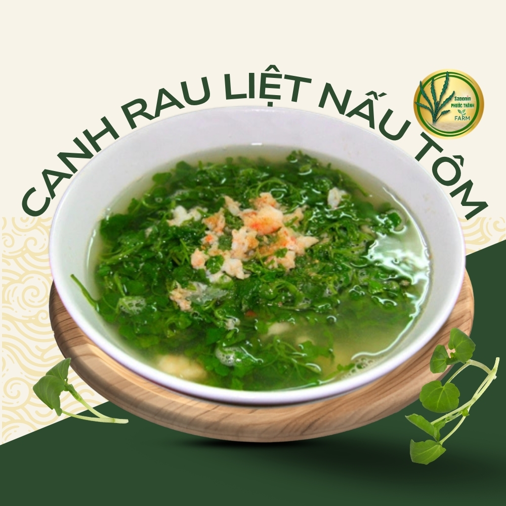 Canh Rau Liệt Nấu Tôm Tươi Thanh Mát Ngày Hè