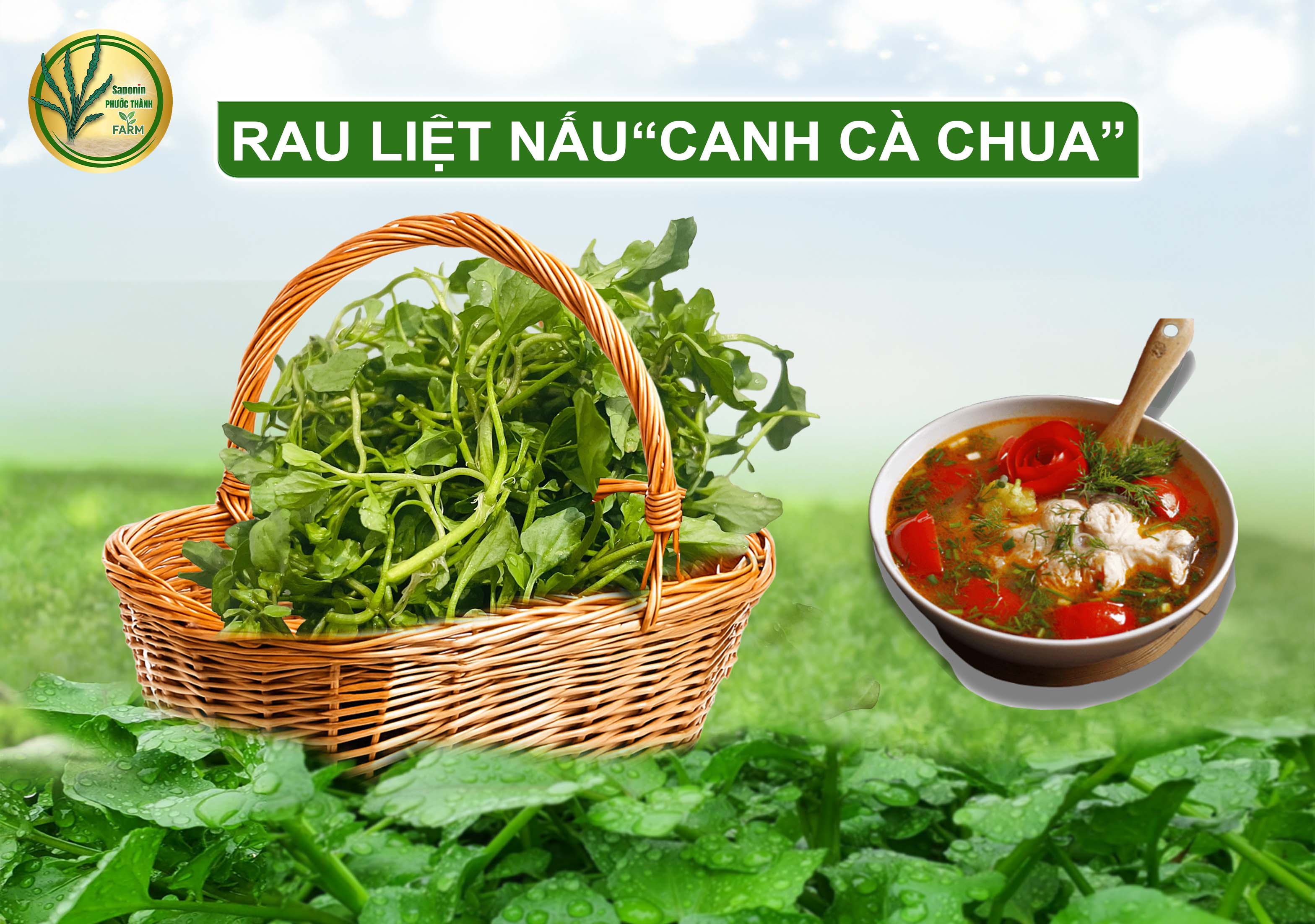 Rau liệt nấu canh cà chua​ thơm ngon giữ nguyên giá trị dinh dưỡng