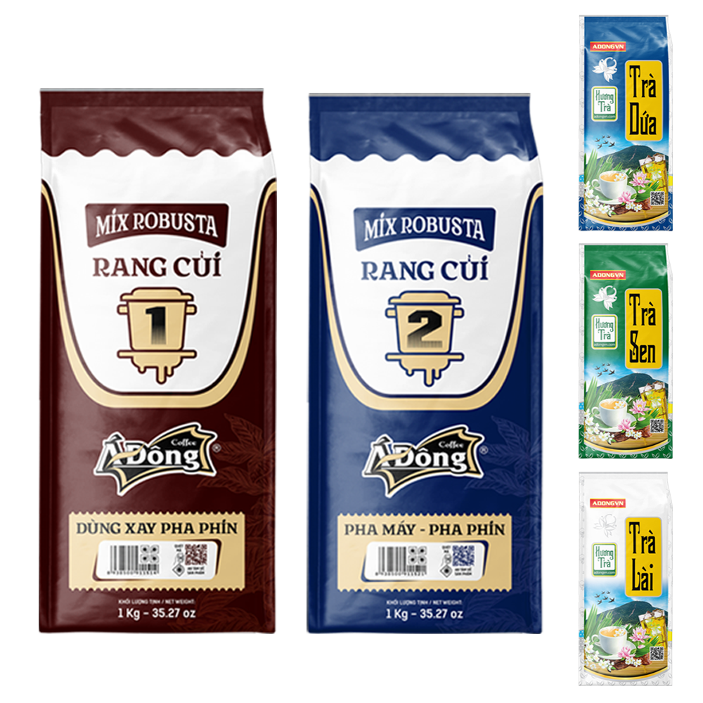 2kg cà phê tặng 1 trà bất kỳ