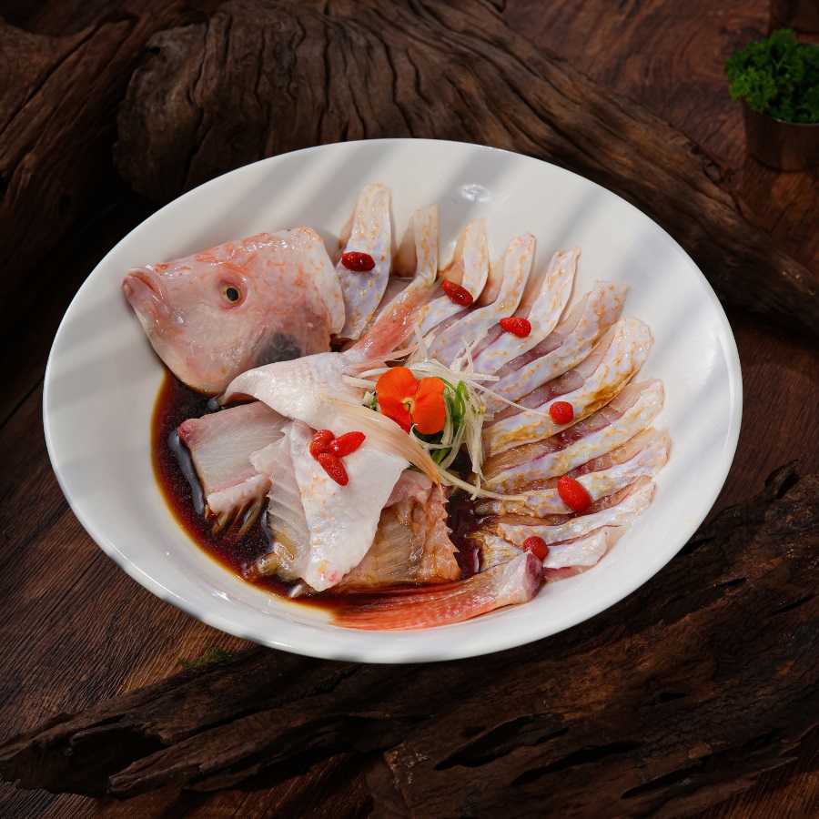 Cá Diêu hồng nửa con hấp HongKong