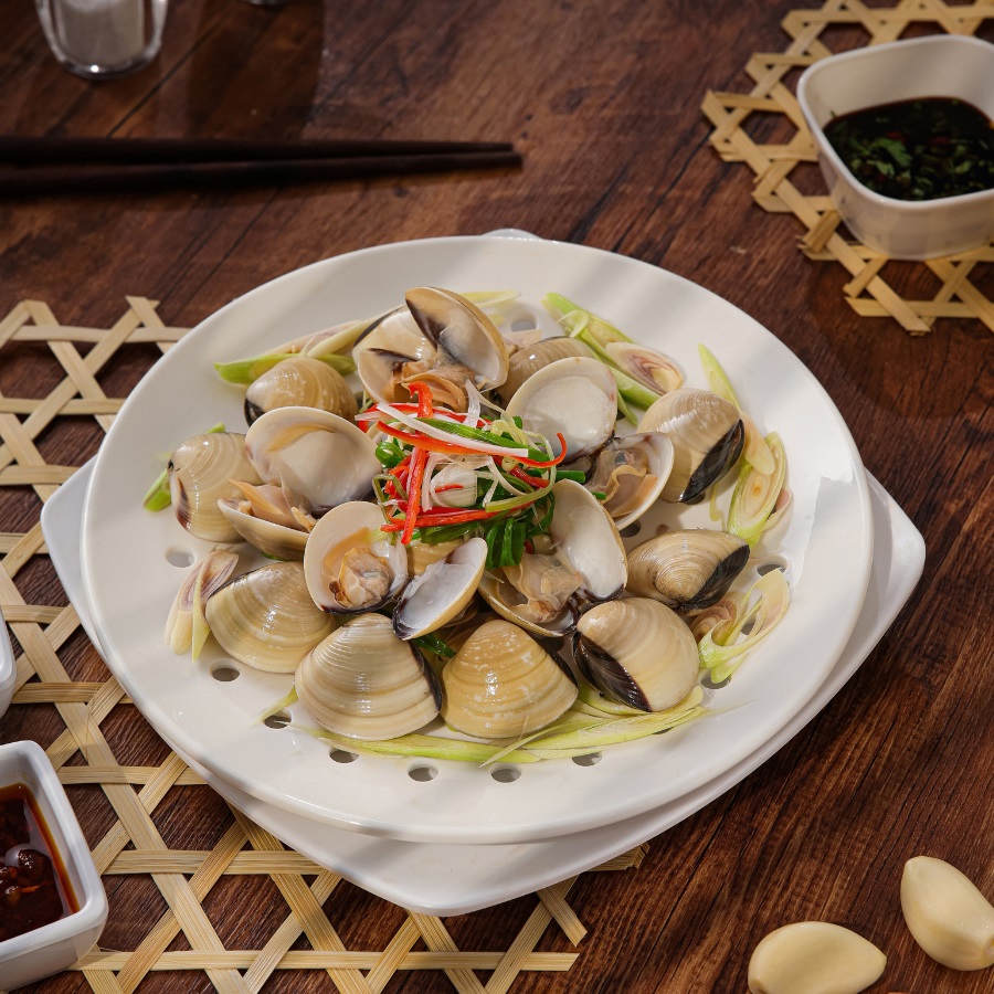 Nghêu hấp sả