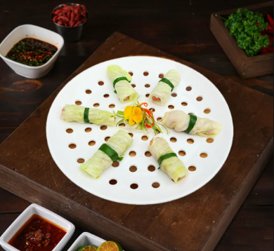 Bắp Cải Cuộn Nhân Thịt - (Cabbage Rolls with Pork)