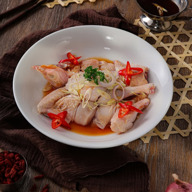 Gà Hấp Mắm Nhĩ - (Seaweed-Wrapped Shrimp Roll)