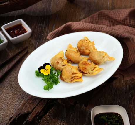 Kim Bò Hoành Thánh-(Golden beef wonton)